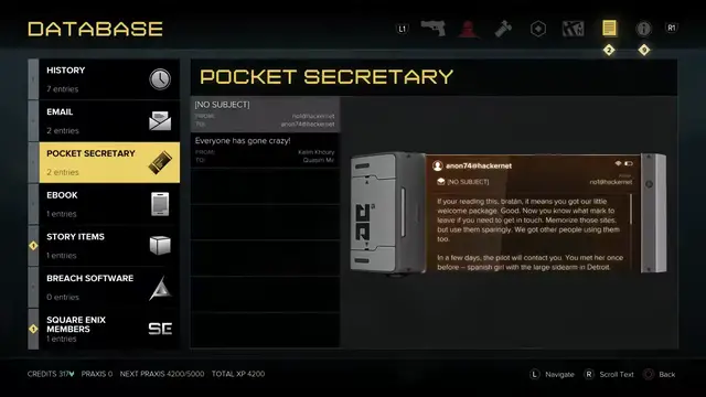'Video thumbnail for Deus Ex: Mankind Divided - Morning Comes Too Soon: Floor Stash: JC Welcome Package, Triangle Code'