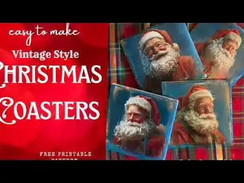 'Video thumbnail for DIY Christmas Coasters   SD 480p'