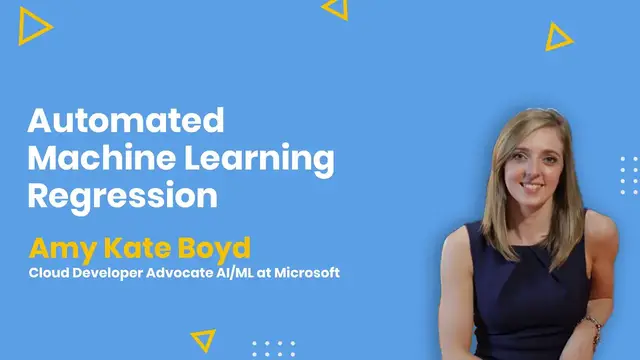 'Video thumbnail for Demo: Automated Machine Learning Regression by Amy Boyd'