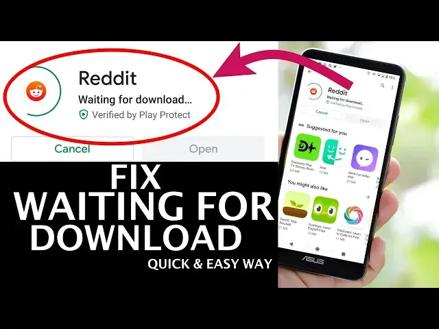 'Video thumbnail for Fix Play Store Waiting For Download / Download Pending Error On Play Store'