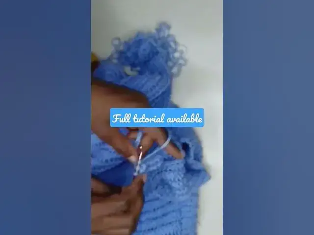 'Video thumbnail for Sweater Crochet for beginners #crochet #shortsvideo'