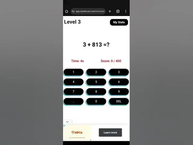 'Video thumbnail for Level 3 Addition practice! How quick can you add?'