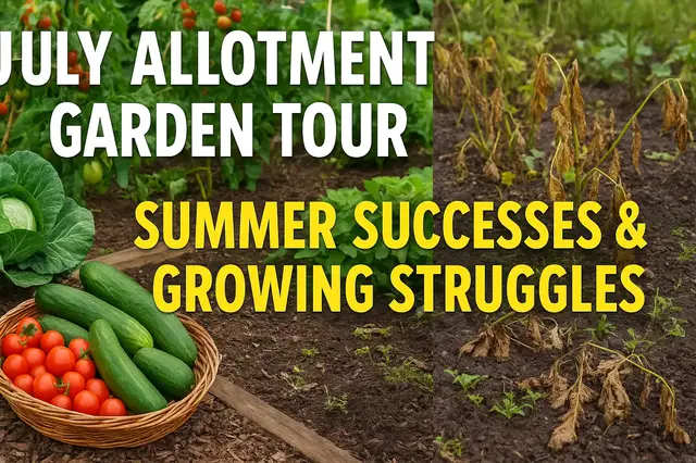 'Video thumbnail for July Allotment Garden Tour | Summer Successes & Growing Struggles'