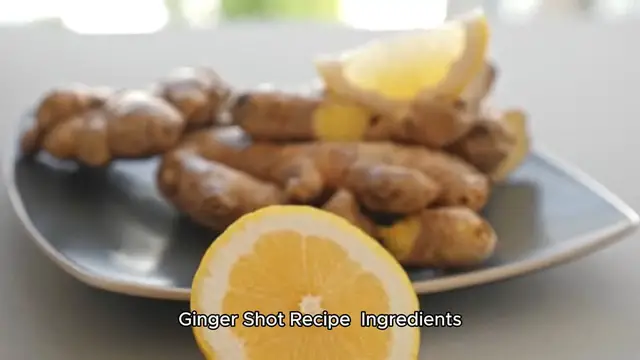 'Video thumbnail for ginger shot recipe'