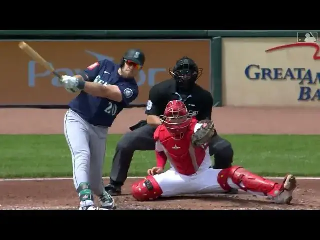 'Video thumbnail for Luke Raley SMACKS a Two-Run Home Run! | 2nd HR of 2025 | Seattle Mariners | 04/17/2025'