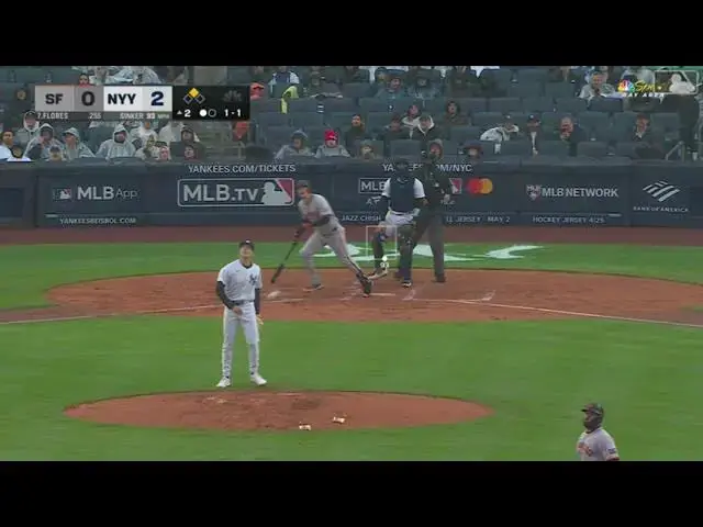 'Video thumbnail for Wilmer Flores SLUGS a Two-Run Home Run! | 6th HR of 2025 | San Francisco Giants | 04/12/2025'