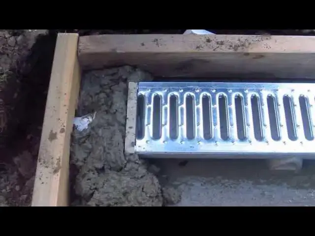 'Video thumbnail for Install a Trench Drain Video 5 of 7'