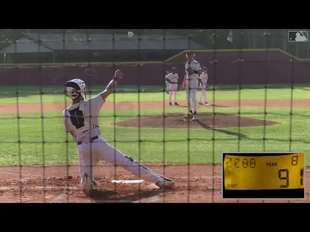 'Video thumbnail for 2025 MLB Draft Preview: Dean Livingston, RHP, Hebron Christian Academy'