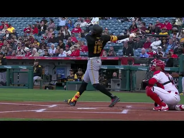 'Video thumbnail for Oneil Cruz DRILLS a LEAD-OFF Home Run! | 7th HR of 2025 | Pittsburgh Pirates | 04/24/2025'