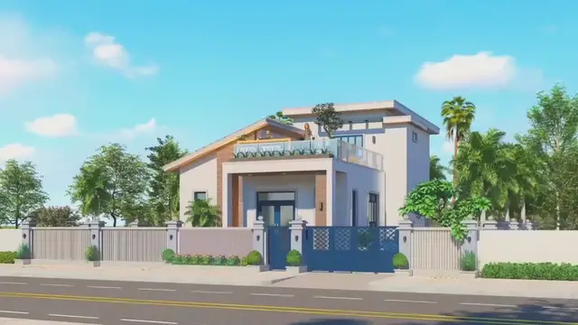 'Video thumbnail for Two Story 3 Bedroom House Plans 9.5m x 15m'