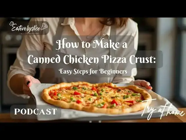 'Video thumbnail for How to Make a Canned Chicken Pizza Crust | Easy Low-Carb & High-Protein Recipe 🍕🐔'