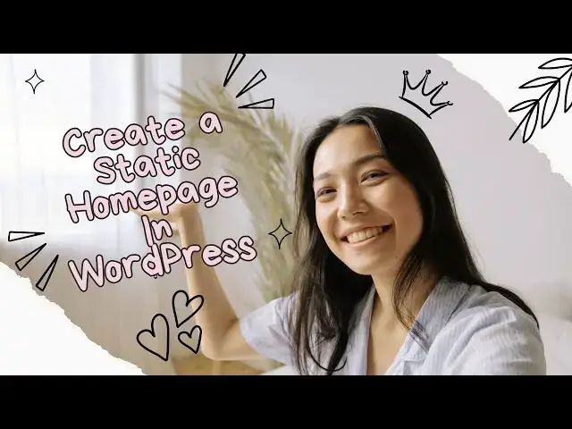 'Video thumbnail for How to Create a Custom Static Home Page in WordPress | Step-by-Step Tutorial'