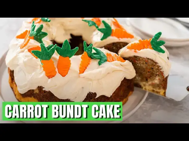 'Video thumbnail for The Secret to Perfect Carrot Bundt Cake with Cream Cheese Frosting'