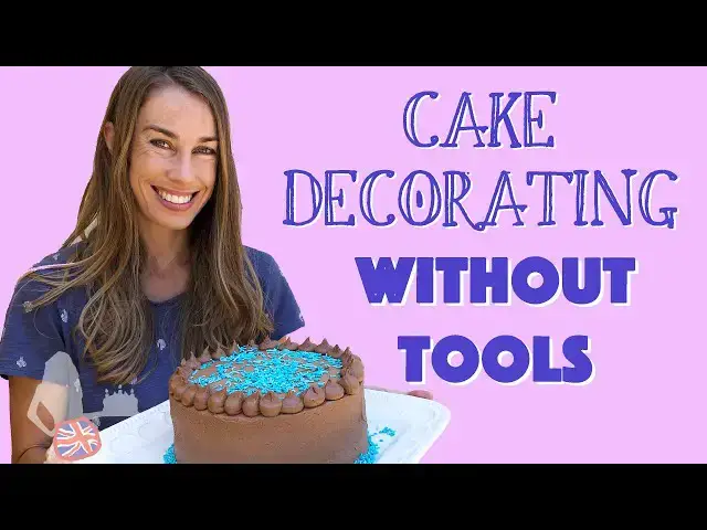 'Video thumbnail for Cake Decorating without Tools AND a Turntable Hack!'
