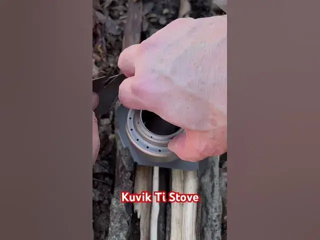 'Video thumbnail for Titanium Alcohol Stove for Backcountry Cooking #bushcraft'