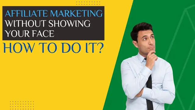 'Video thumbnail for affiliate marketing without showing your face'