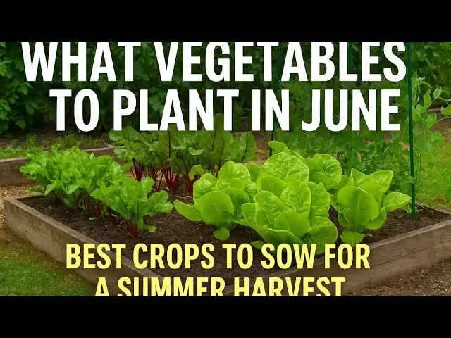 'Video thumbnail for 🌱 What Vegetables to Plant in June | Best Crops to Sow for a Summer Harvest'