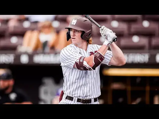 'Video thumbnail for Nolan Stevens 2025 College Baseball Highlights! | Mississippi State Bulldogs'