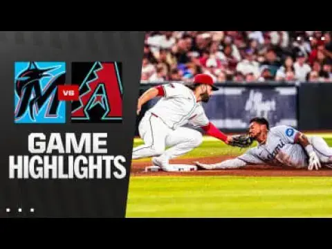 'Video thumbnail for Miami Marlins at Arizona Diamondbacks Full-Game Highlights! | 06/28/2025'