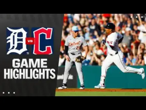 'Video thumbnail for Detroit Tigers at Cleveland Guardians Full-Game Highlights! | 07/04/2025'