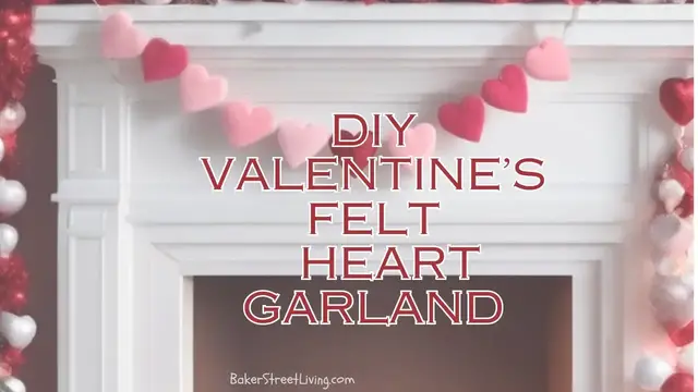 'Video thumbnail for DIY Felt Heart Garland   SD 480p'