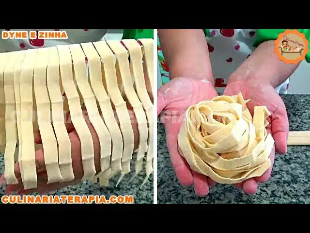 'Video thumbnail for Massa de Macarrão Caseiro Fácil, Receita da Minha Família com Apenas 2 Ovos!'