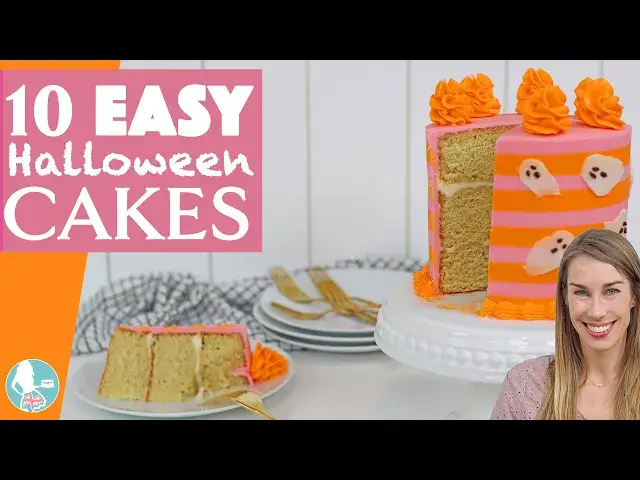 'Video thumbnail for 10 Easy Halloween Cake and Cupcake Ideas'