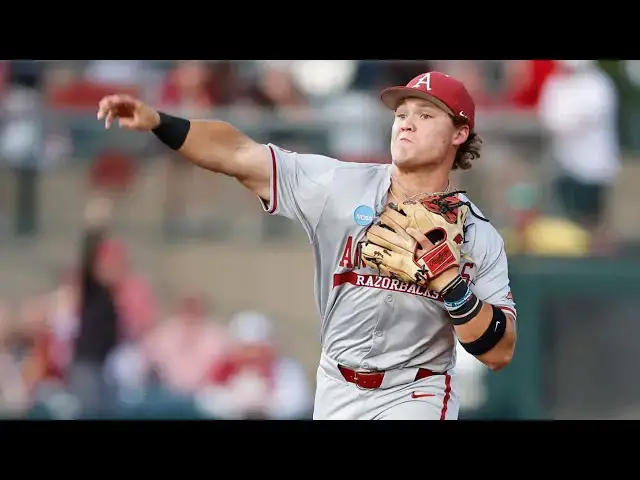 'Video thumbnail for Cam Kozeal 2025 College Baseball Highlights! | Arkansas Razorbacks'