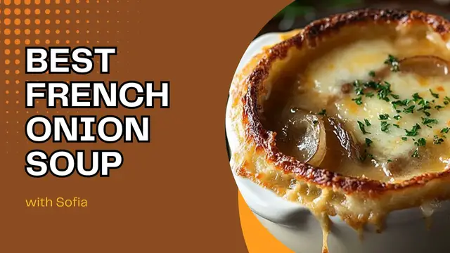 'Video thumbnail for Best French Onion Soup'