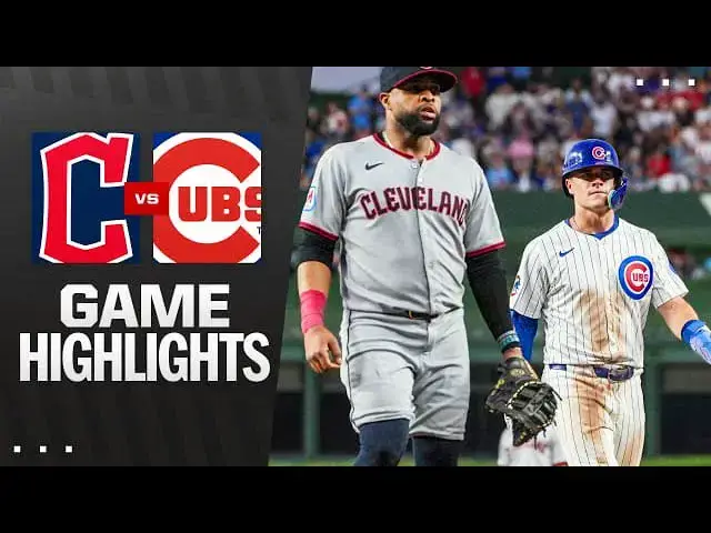 'Video thumbnail for Cleveland Guardians at Chicago Cubs Full-Game Highlights! | 07/02/2025'