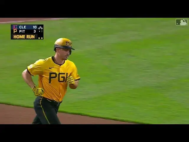 'Video thumbnail for Bryan Reynolds HAMMERS a Solo Home Run! | 3rd HR of 2025 | Pittsburgh Pirates | 04/18/2025'