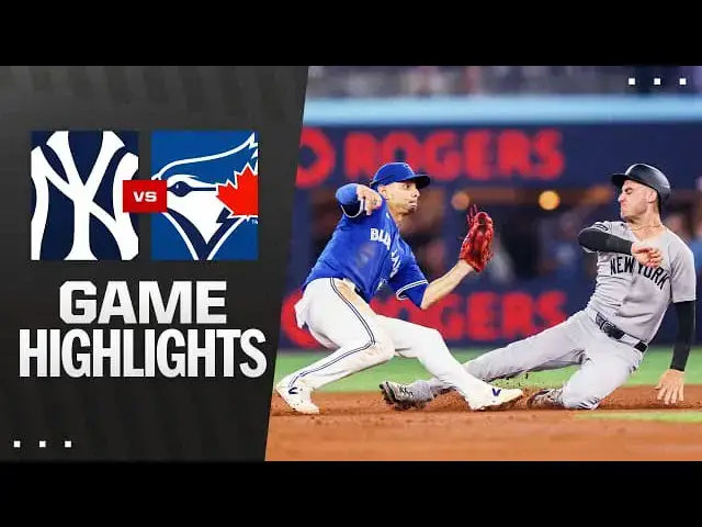 'Video thumbnail for New York Yankees at Toronto Blue Jays Full-Game Highlights! | 07/02/2025'