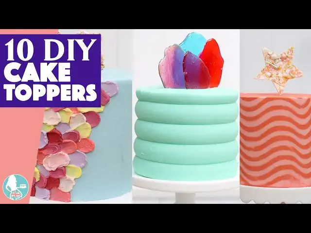 'Video thumbnail for 10 Edible Cake Toppers You Can Make'