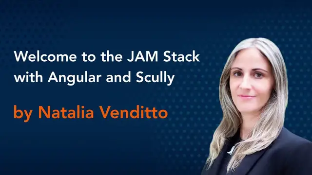 'Video thumbnail for Welcome to the JAM Stack with Angular and Scully by Natalia Venditto  || Angular Conference'