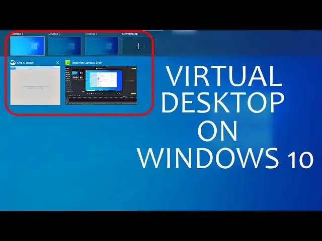 'Video thumbnail for How To Use Multiple Desktop On Windows 10'