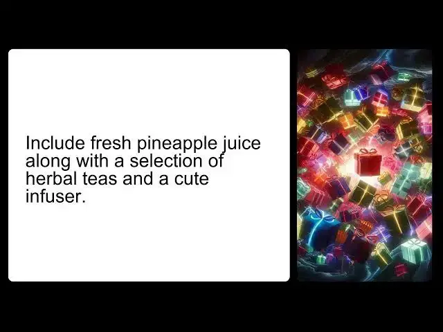 'Video thumbnail for Pineapple Juice and Tropical Pineapple Juice Gift Ideas'