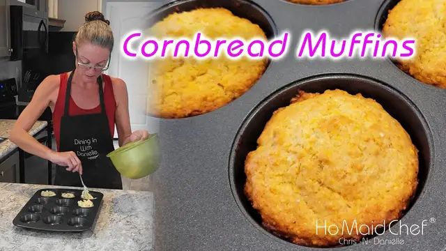'Video thumbnail for Cornbread Muffins | The Best Dining In With Danielle'