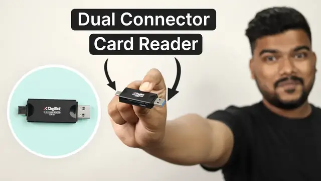 'Video thumbnail for Budget Friendly Dual Connector Card Reader | Digitek DCR 007 Review'