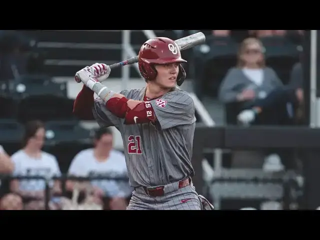 'Video thumbnail for Drew Dickerson 2025 College Baseball Highlights! | Oklahoma Sooners'