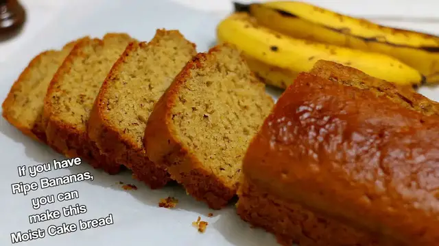 'Video thumbnail for If you have 2 Bananas, you can make this Banana Cake Bread Moist banana cake recipe'