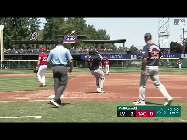 'Video thumbnail for Colby Thomas' MASSIVE 4-Hit Game! | Athletics Prospect'