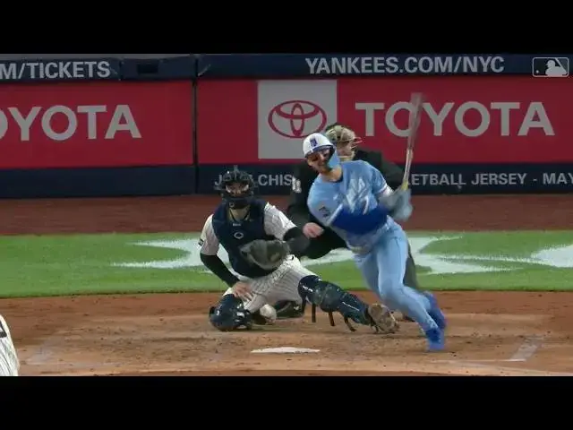 'Video thumbnail for Bobby Witt Jr. LAUNCHES a Solo Home Run! | 2nd HR of 2025 | Kansas City Royals | 04/14/2025'
