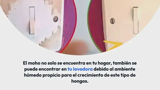 'Video thumbnail for El truco genial para limpiar el moho de la lavadora que infecta tu ropa:'