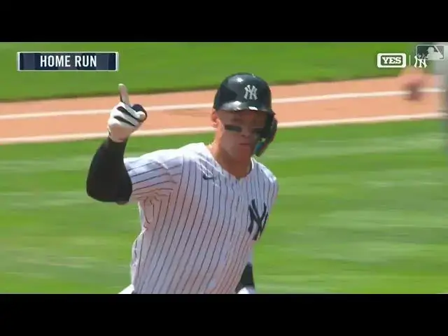 'Video thumbnail for Aaron Judge HAMMERS a Solo Home Run! | 11th HR of 2025 | New York Yankees | 05/03/2025'