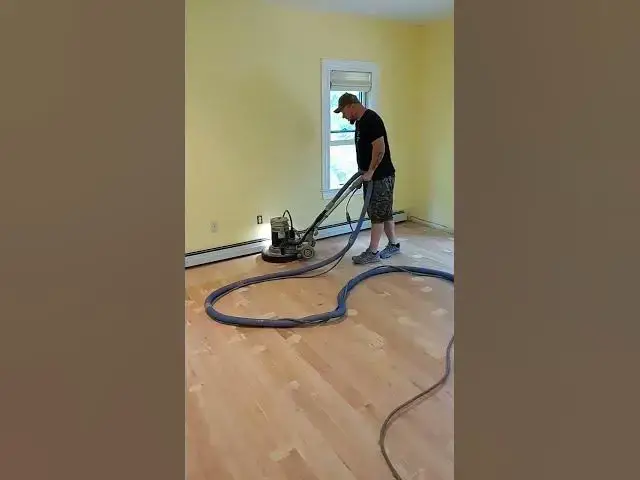 'Video thumbnail for Rotary Hardwood Floor Sander'