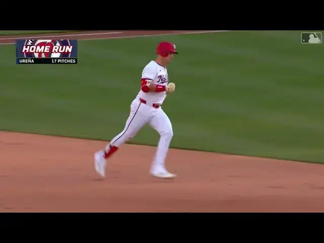 'Video thumbnail for Nathaniel Lowe BLASTS a Solo Home Run! | 5th HR of 2025 | Washington Nationals | 04/28/2025'