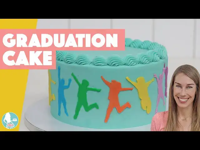 'Video thumbnail for Easy Graduation Cake - End of Year Party Cake'