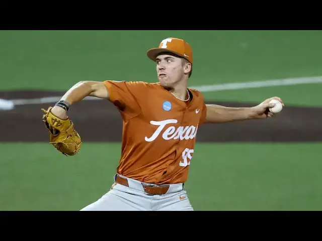 'Video thumbnail for Dylan Volantis 2025 College Baseball Highlights! | Texas Longhorns'