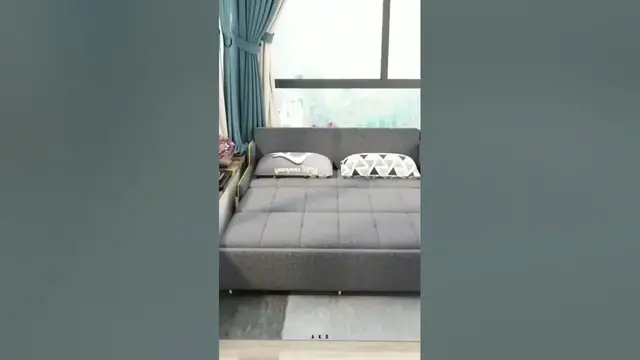 'Video thumbnail for Comfortable Sofa cum Bed | Furniture #shorts'