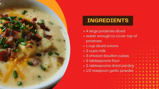 'Video thumbnail for LOADED BAKED POTATO SOUP'